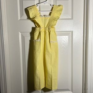 vintage yellow jumpsuit